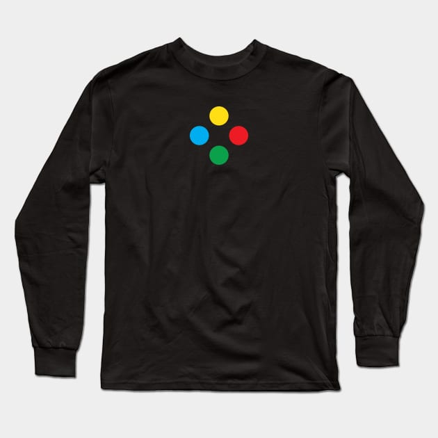 CONTROLLER BUTTON II Long Sleeve T-Shirt by encip